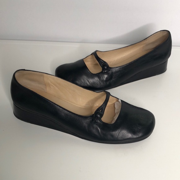 Nordstrom Shoes Nordstrom Black Leather Mary Jane Shoes Poshmark